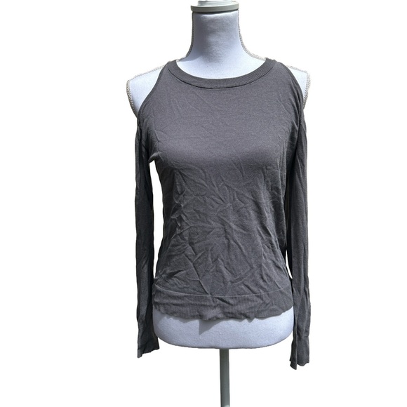 Zara Subversive Grey Top - Picture 1 of 4